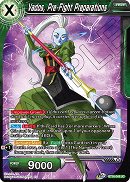 Vados, Pre-Fight Preparations - BT16-049 - Uncommon Foil