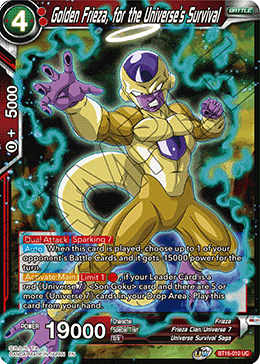 Golden Frieza, for the Universe's Survival - BT16-010 - Uncommon Foil