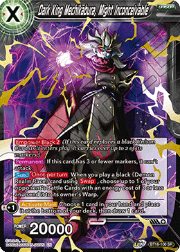 Dark King Mechikabura, Might Inconceivable - BT16-100 - Super Rare