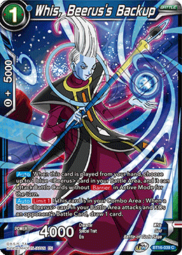 Whis, Beerus's Backup - BT16-039 - Common