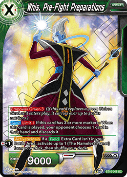 Whis, Pre-Fight Preparations - BT16-048 - Uncommon Foil