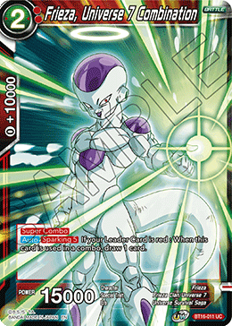 Frieza, Universe 7 Combination - BT16-011 - Uncommon Foil