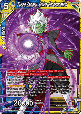 Fused Zamasu, Divine Condemnation - BT16-130 - Rare Foil