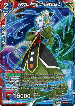 Vados, Angel of Universe 6 - BT16-141 - Uncommon