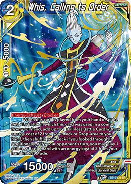 Whis, Calling to Order - BT16-131 - Super Rare