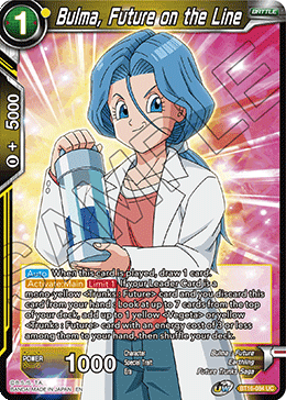 Bulma, Future on the Line - BT16-084 - Uncommon