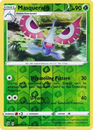 Masquerain - 011/192 - Uncommon Reverse Holo