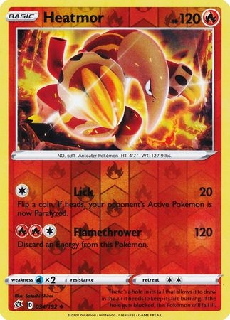 Heatmor - 034/192 - Uncommon Reverse Holo