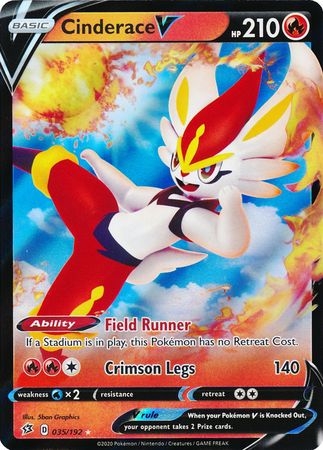 Cinderace V - 035/192 - Ultra Rare