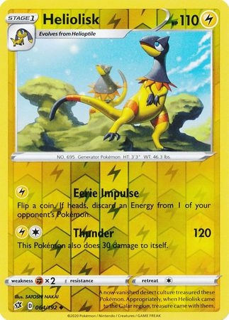 Heliolisk - 064/192 - Uncommon Reverse Holo