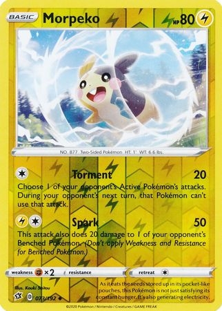 Morpeko - 073/192 - Uncommon Reverse Holo