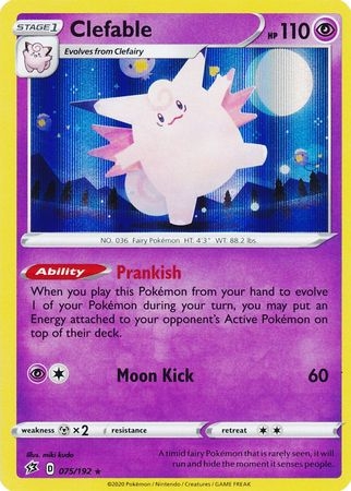 Clefable - 075/192 - Holo Rare