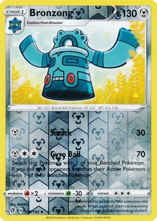 Bronzong - 130/192 - Uncommon Reverse Holo