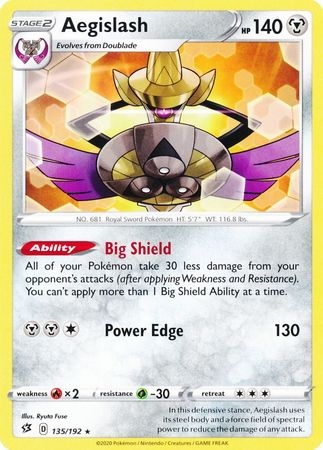 Aegislash - 135/192 - Rare