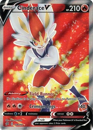 Cinderace V - 178/192 - Full Art Ultra Rare