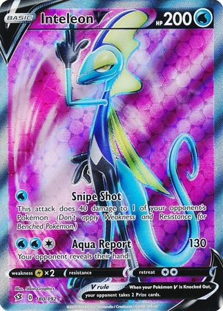 Inteleon V - 180/192 - Full Art Ultra Rare