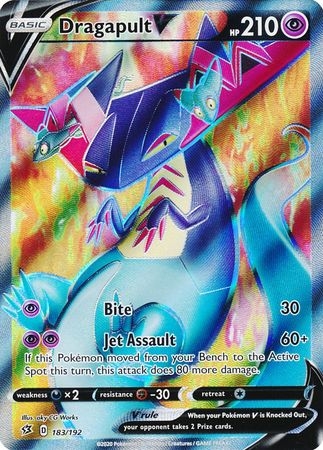 Dragapult V - 183/192 - Full Art Ultra Rare