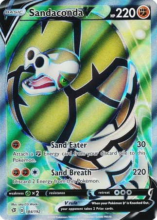 Sandaconda V - 184/192 - Full Art Ultra Rare