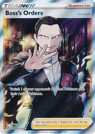 Boss's Orders - 189/192 - Full Art Ultra Rare