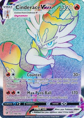 Cinderace VMAX - 194/192 - Hyper Rare