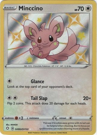 Minccino - SV93/SV122 - Shiny Rare