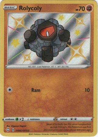 Rolycoly - SV67/SV122 - Shiny Rare