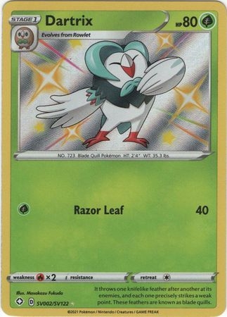 Dartrix - SV2/SV122 - Shiny Rare