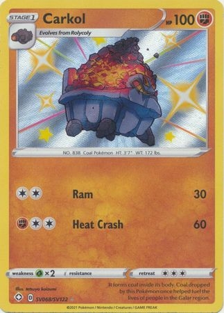 Carkol - SV68/SV122 - Shiny Rare