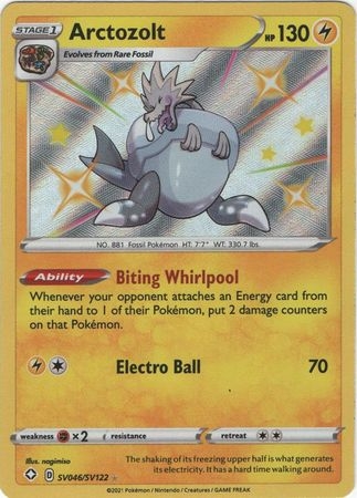 Arctozolt - SV46/SV122 - Shiny Rare