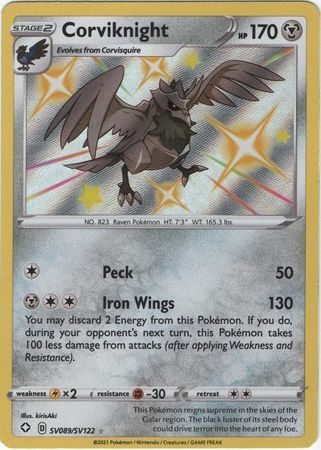 Corviknight - SV89/SV122 - Shiny Rare