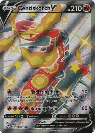 Centiskorch V - SV108/SV122 - Shiny Rare