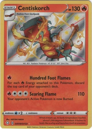 Centiskorch - SV19/SV122 - Shiny Rare