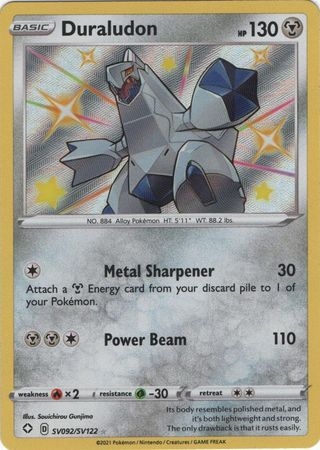 Duraludon - SV92/SV122 - Shiny Rare
