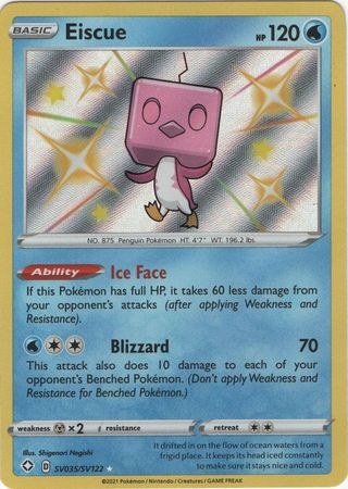 Eiscue - SV35/SV122 - Shiny Rare