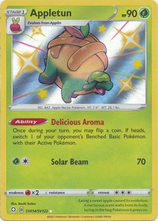 Appletun - SV14/SV122 - Shiny Rare