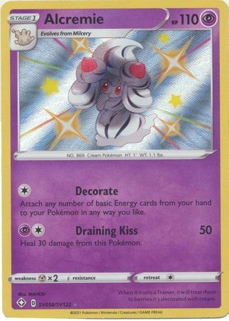 Alcremie - SV58/SV122 - Shiny Rare
