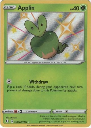 Applin - SV12/SV122 - Shiny Rare