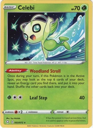 Celebi - 3/72 - Rare