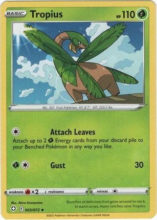 Tropius - 5/72 - Uncommon