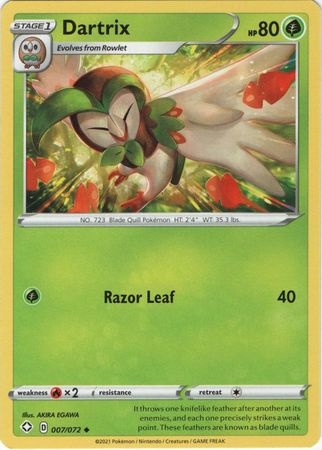 Dartrix - 7/72 - Uncommon