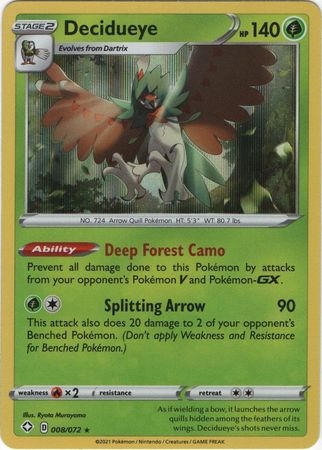 Decidueye - 8/72 - Holo Rare