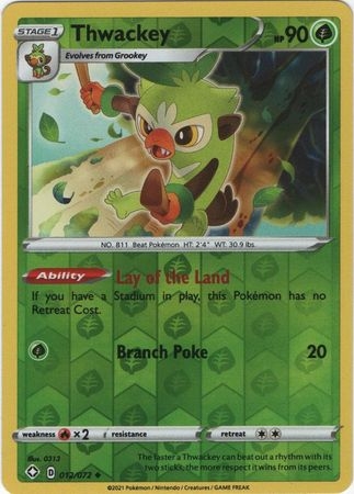 Thwackey - 12/72 - Uncommon Reverse Holo