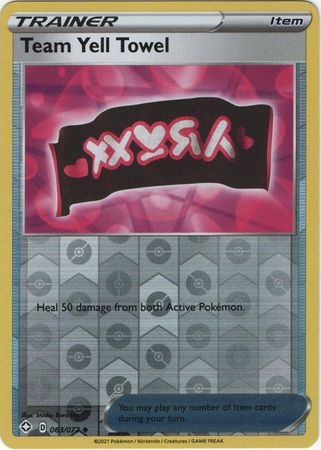 Team Yell Towel - 63/72 - Uncommon Reverse Holo