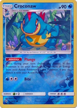 Croconaw - 19/73 - Common Reverse Holo