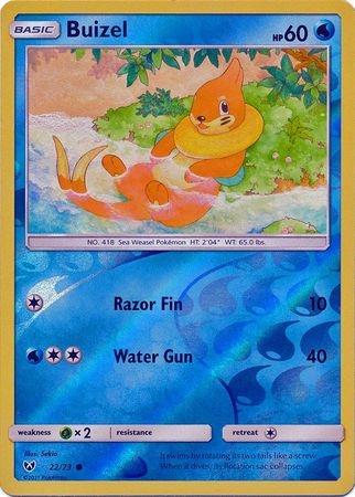 Buizel - 22/73 - Common Reverse Holo