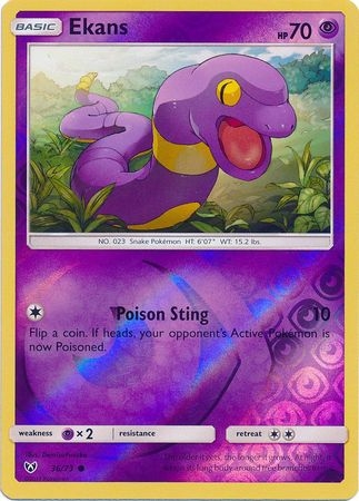 Ekans - 36/73 - Common Reverse Holo