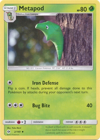 Metapod - 2/149 - Uncommon