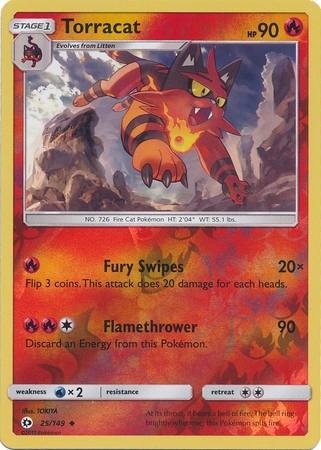 Torracat - 25/149 - Uncommon Reverse Holo