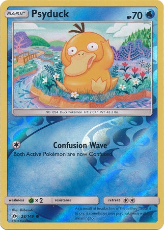 Psyduck - 28/149 - Common Reverse Holo