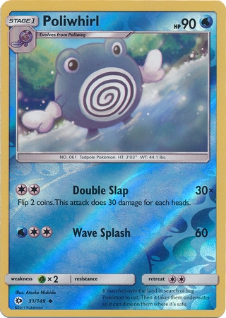 Poliwhirl - 31/149 - Uncommon Reverse Holo